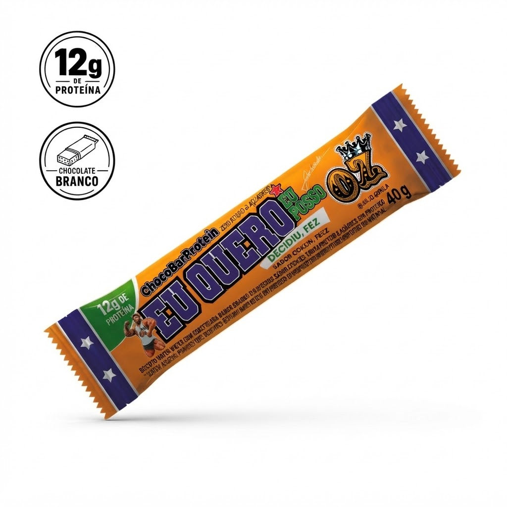 ChocoBARPROTEIN Oz  EU QUERO EU POSSO 40G ZERO AÇUAR