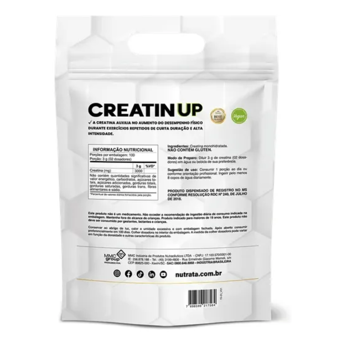 CREATINA NUTRATA 300GR