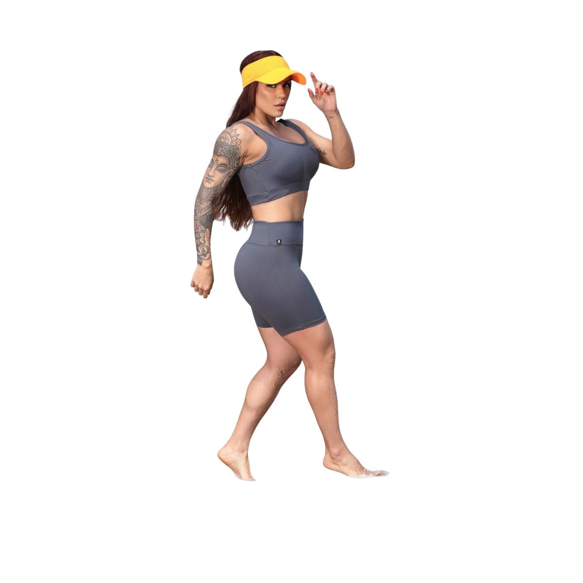 CONJUNTO BERMUDA E TOP POLIAMIDA