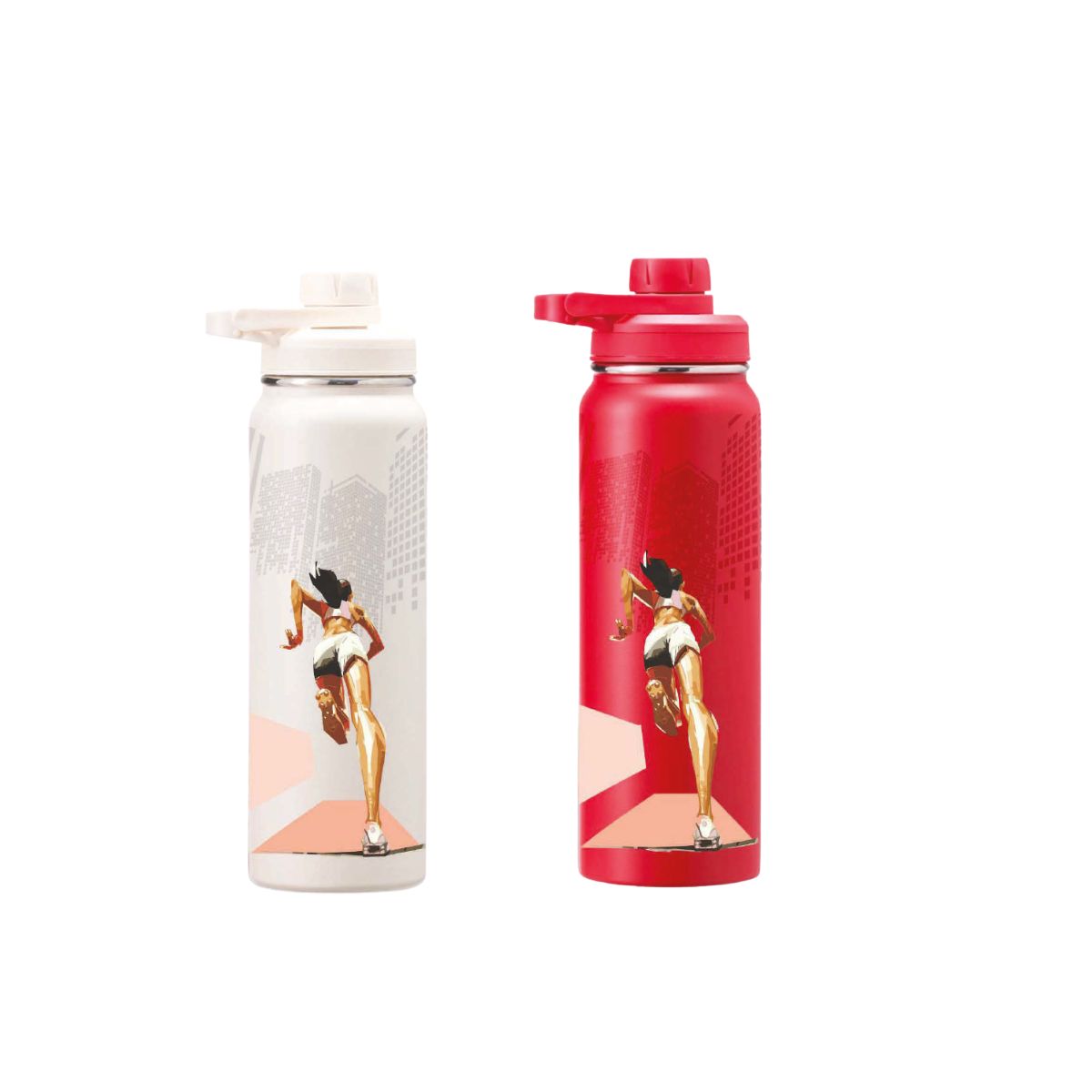 GARRAFA TERMICA RUN MULHER 850ML